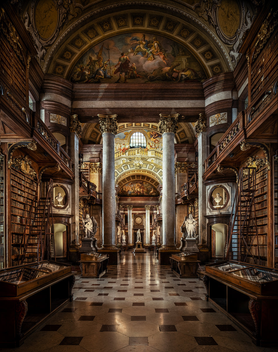 Austrian National Library by Christian Voigt, limited edition photography