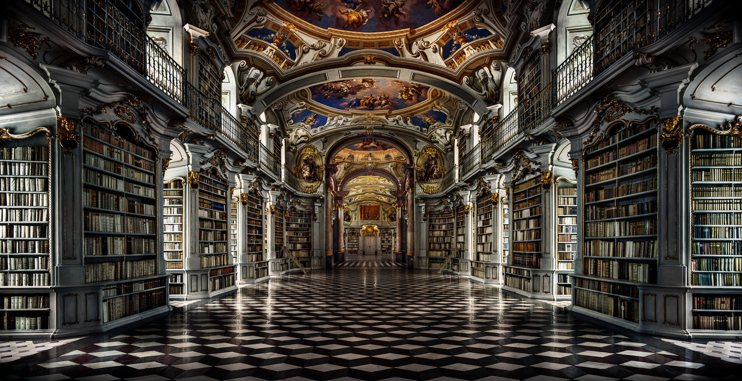 Admont Abbey Library by Christian Voigt, limited edition photography