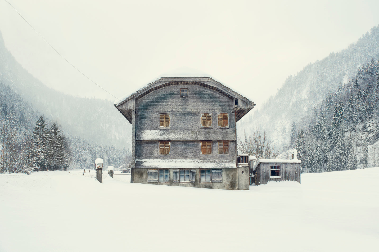 Chalet #38, Jaunpass, Fribourg by Patrick Lambertz, limited edition photography