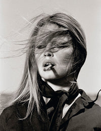 Brigitte Bardot Smoking a cigar