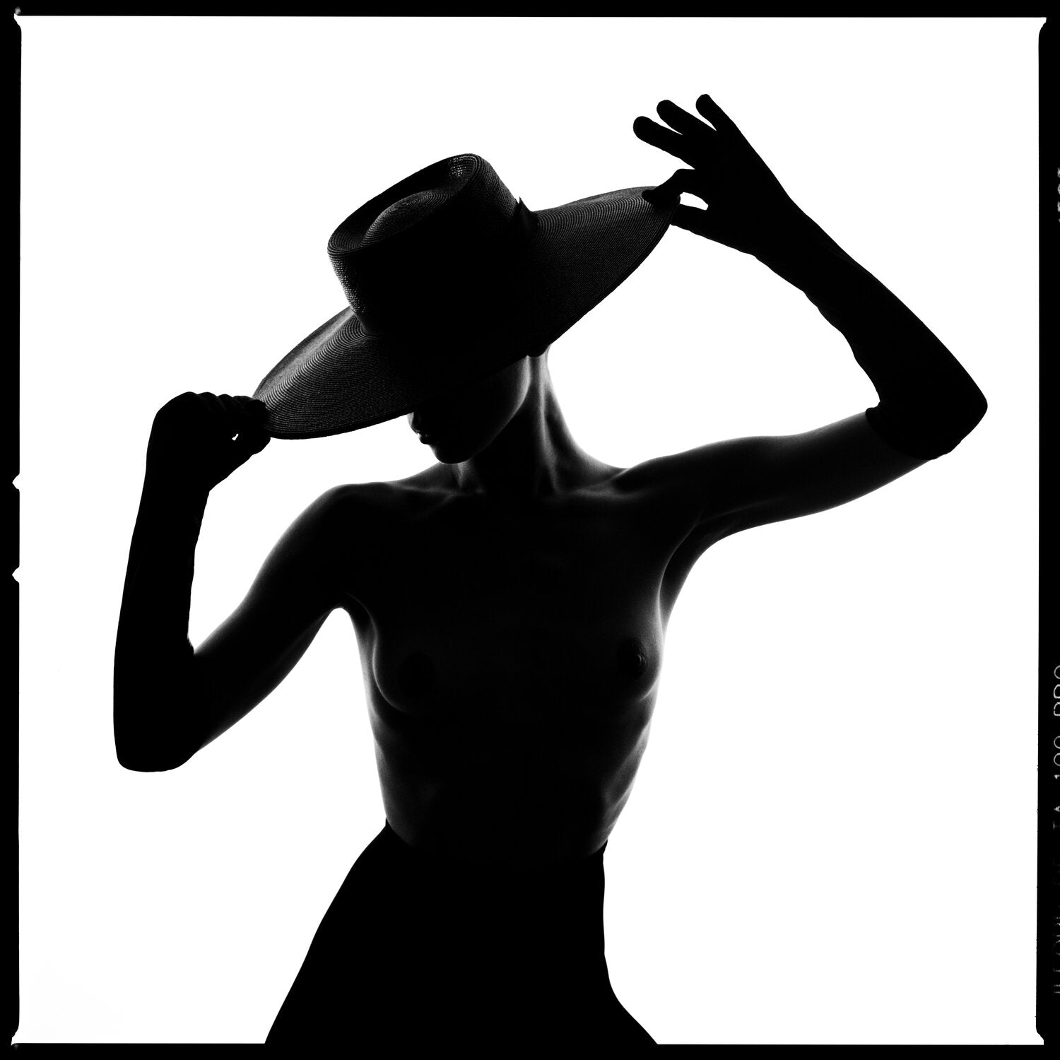 Hat Silhouette by Tyler Shields, limited edition photography