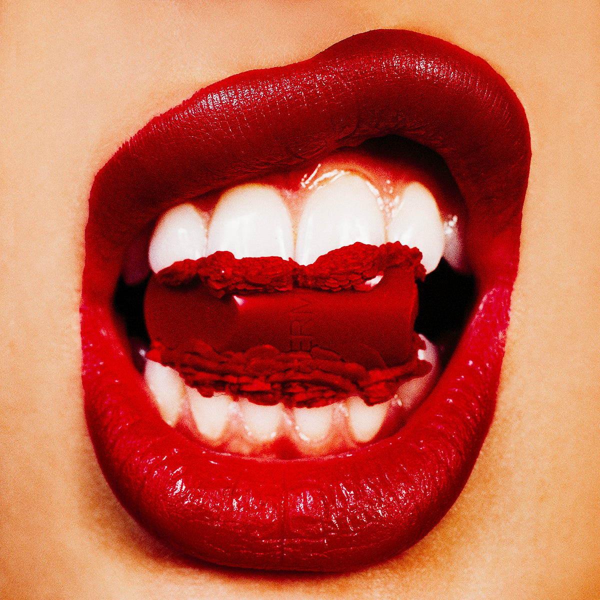 Lipstick in the Mouth by Tyler Shields, limited edition photography