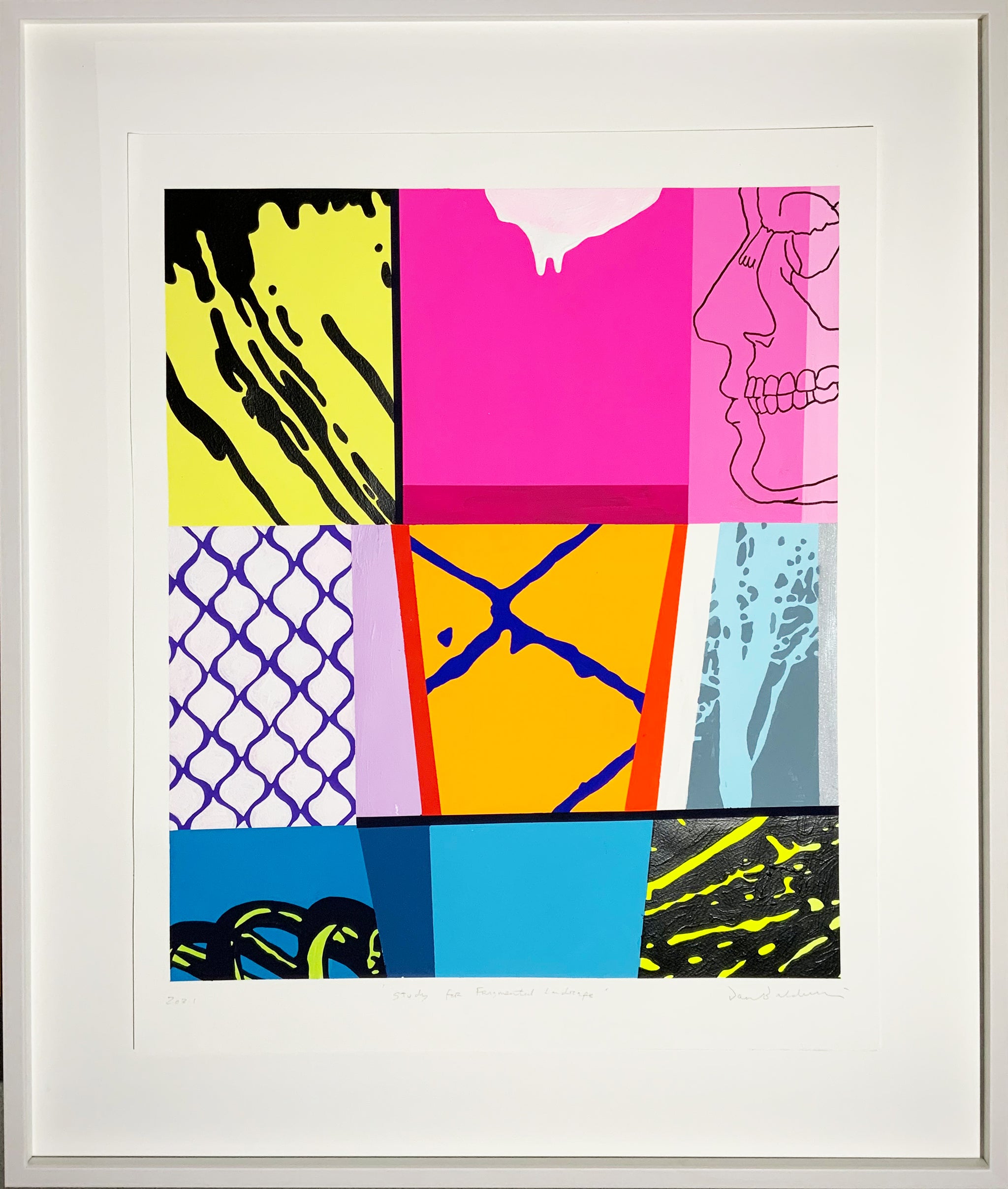 Study for fragmented landscape #3