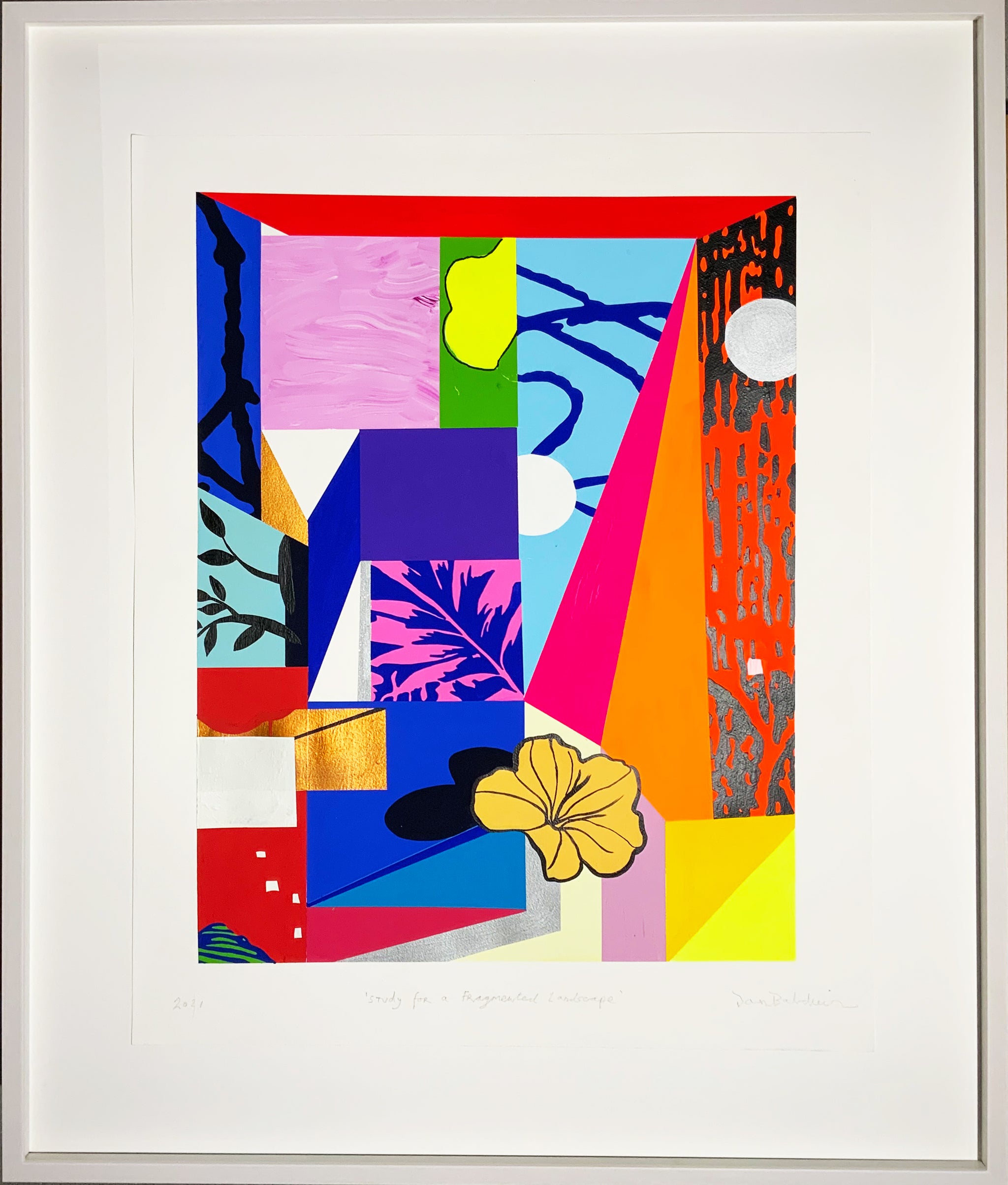 Study for fragmented landscape #5
