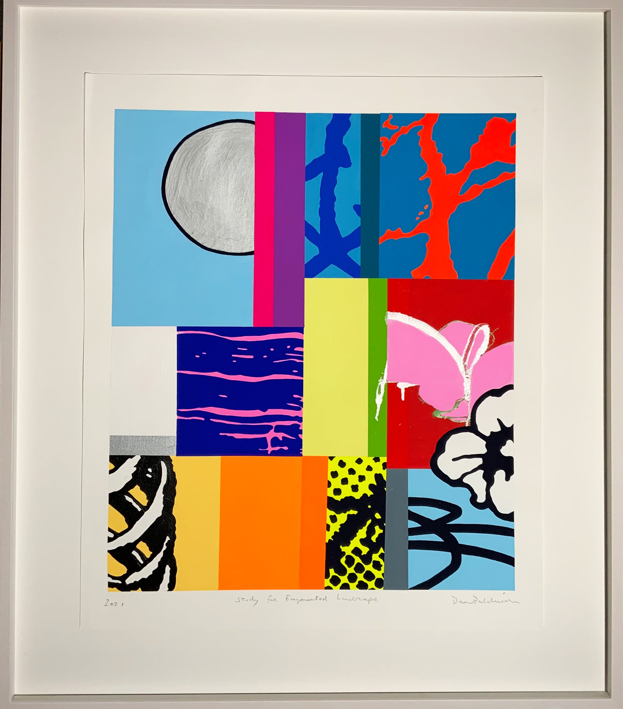 Study for fragmented landscape #6