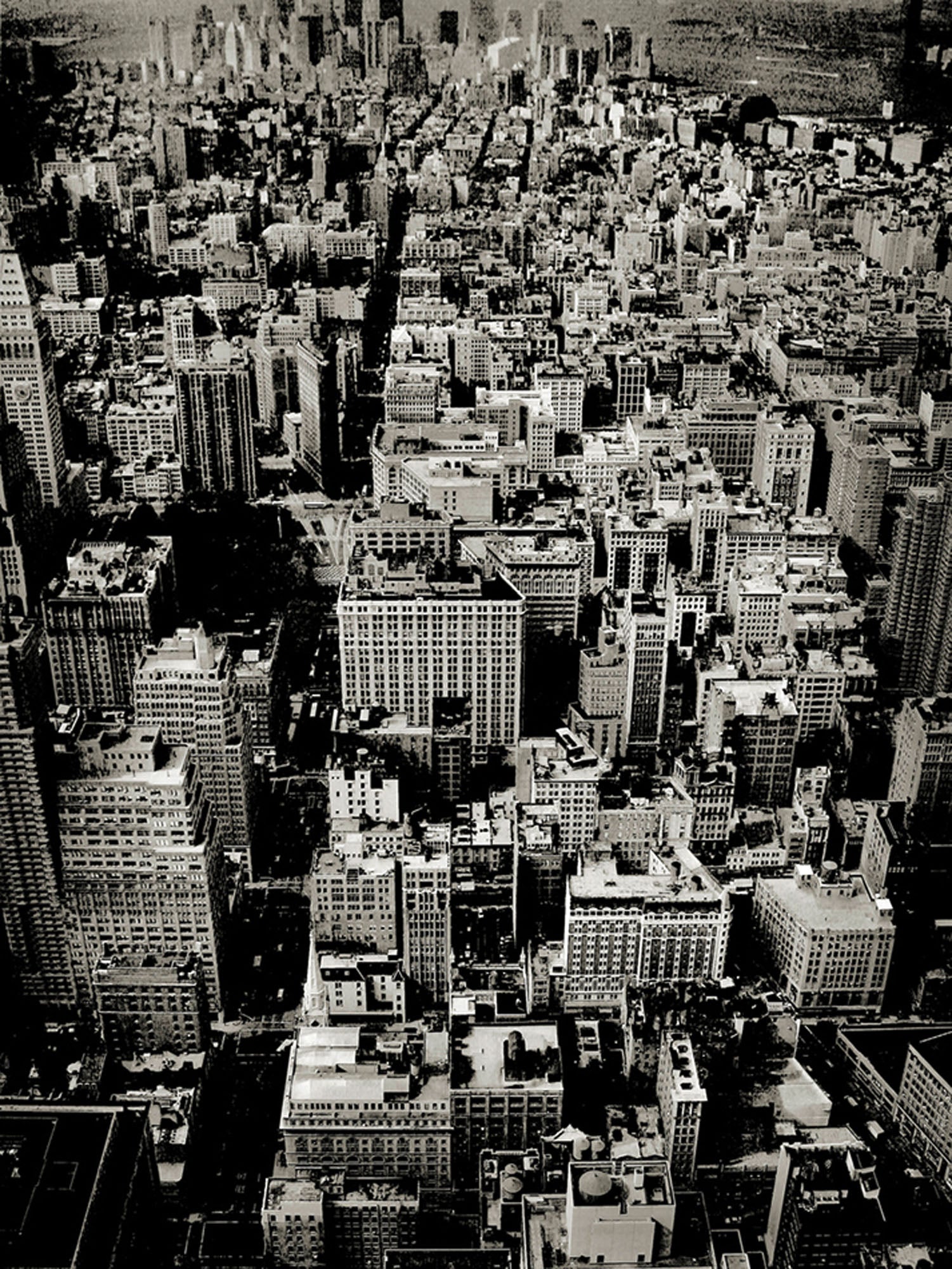 New York, Looking south from empire state building by Andreas H. Bitesnich, limited edition photography