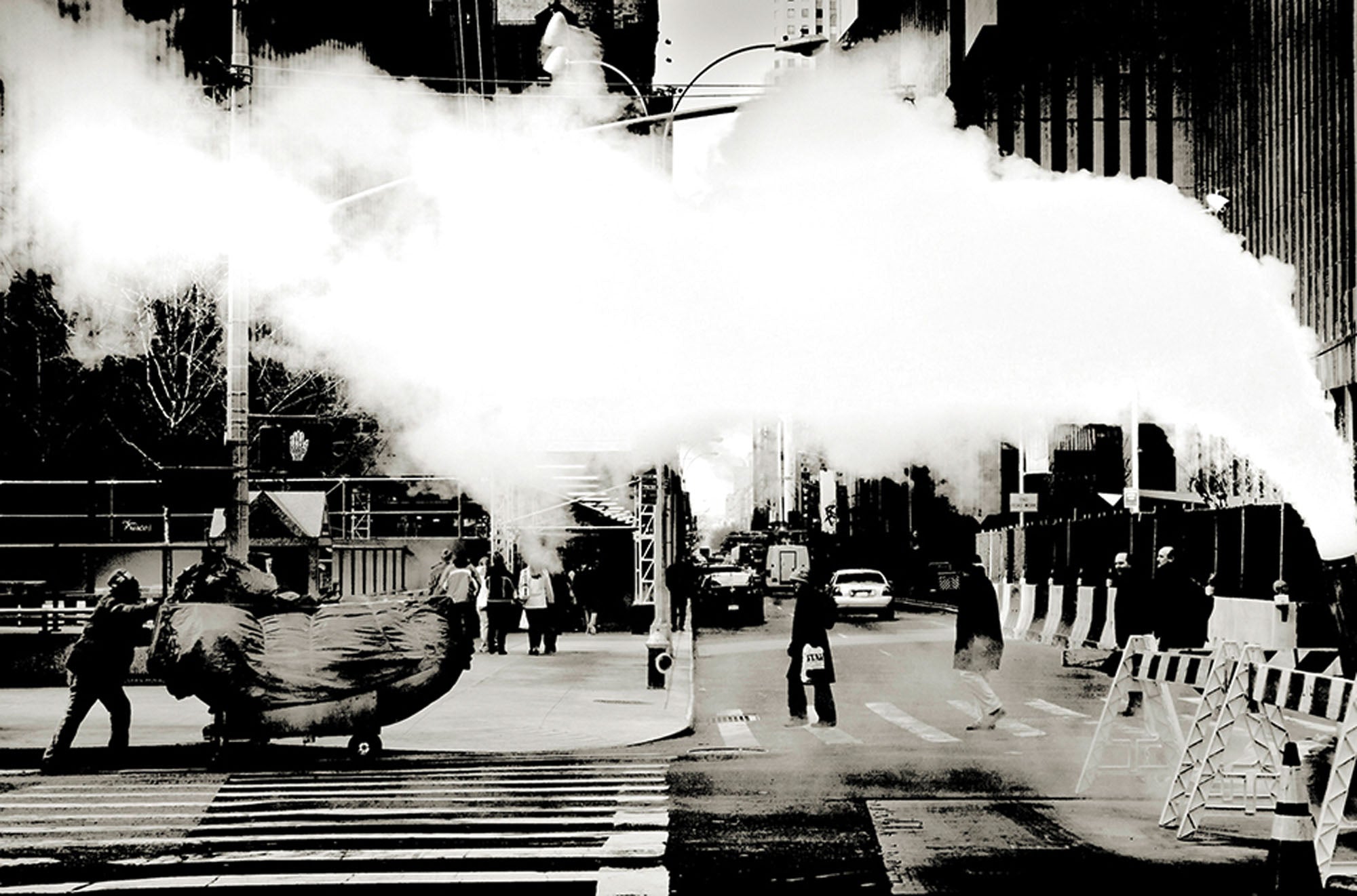 New York street scene by Andreas H. Bitesnich, limited edition photography