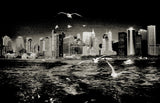 New York, View of financial district