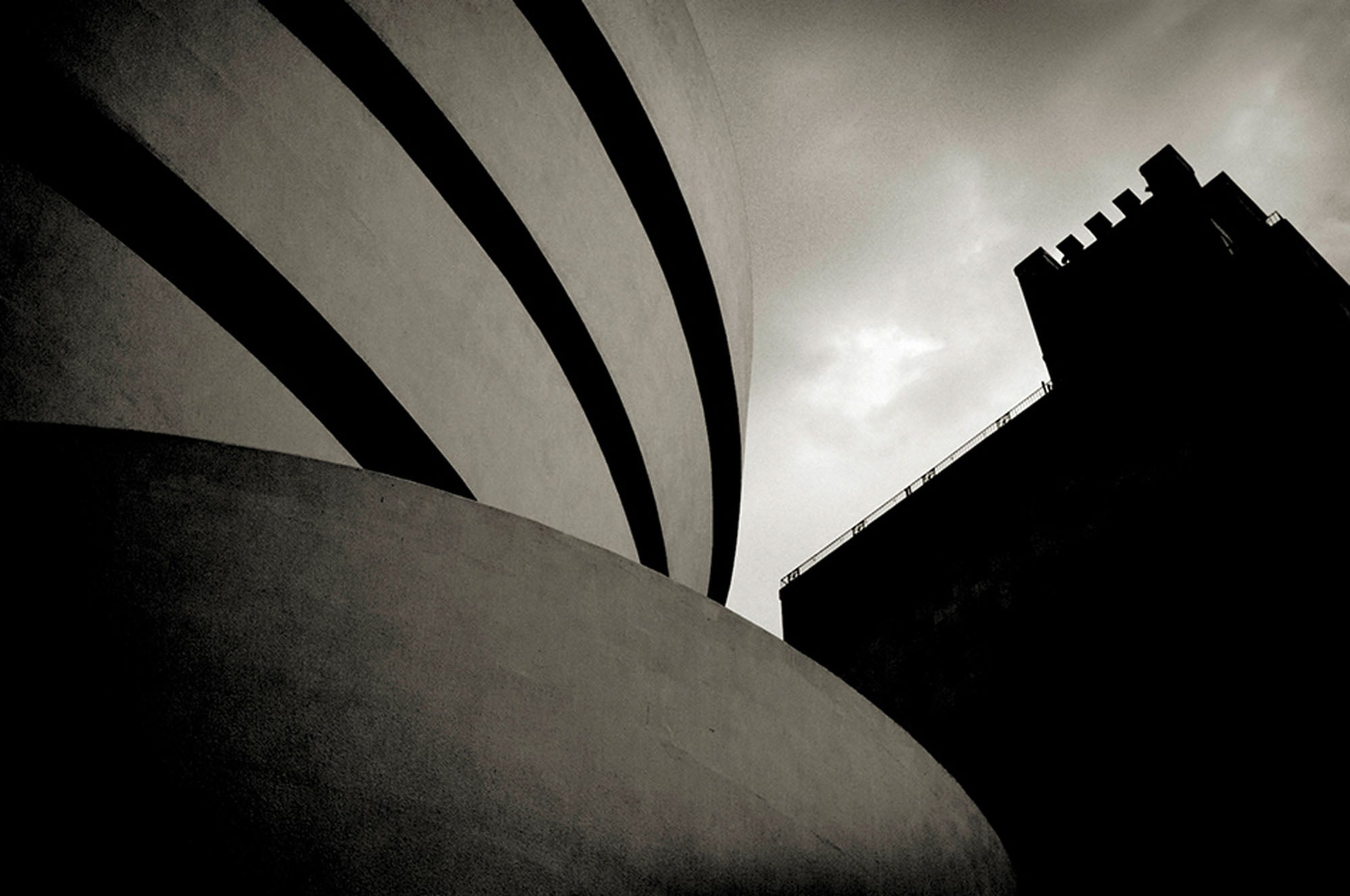 Guggenheim architectural study #1973, New York by Andreas H. Bitesnich, limited edition photography