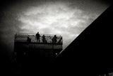 Visitors on Elevador de Santa Justa, Lisbon