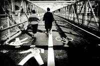 Walking Williamsburg Bridge, New York