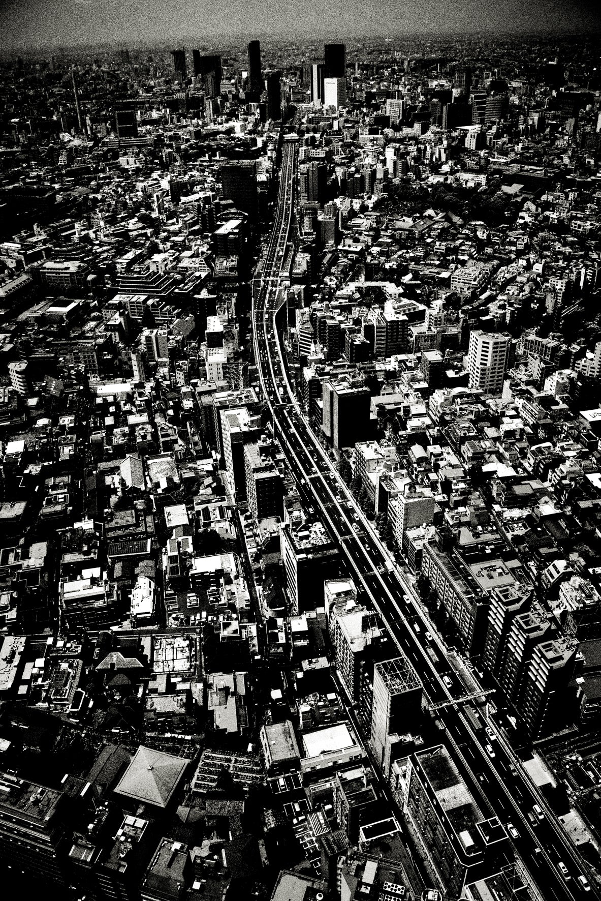 View over, Tokyo by Andreas H. Bitesnich, limited edition photography