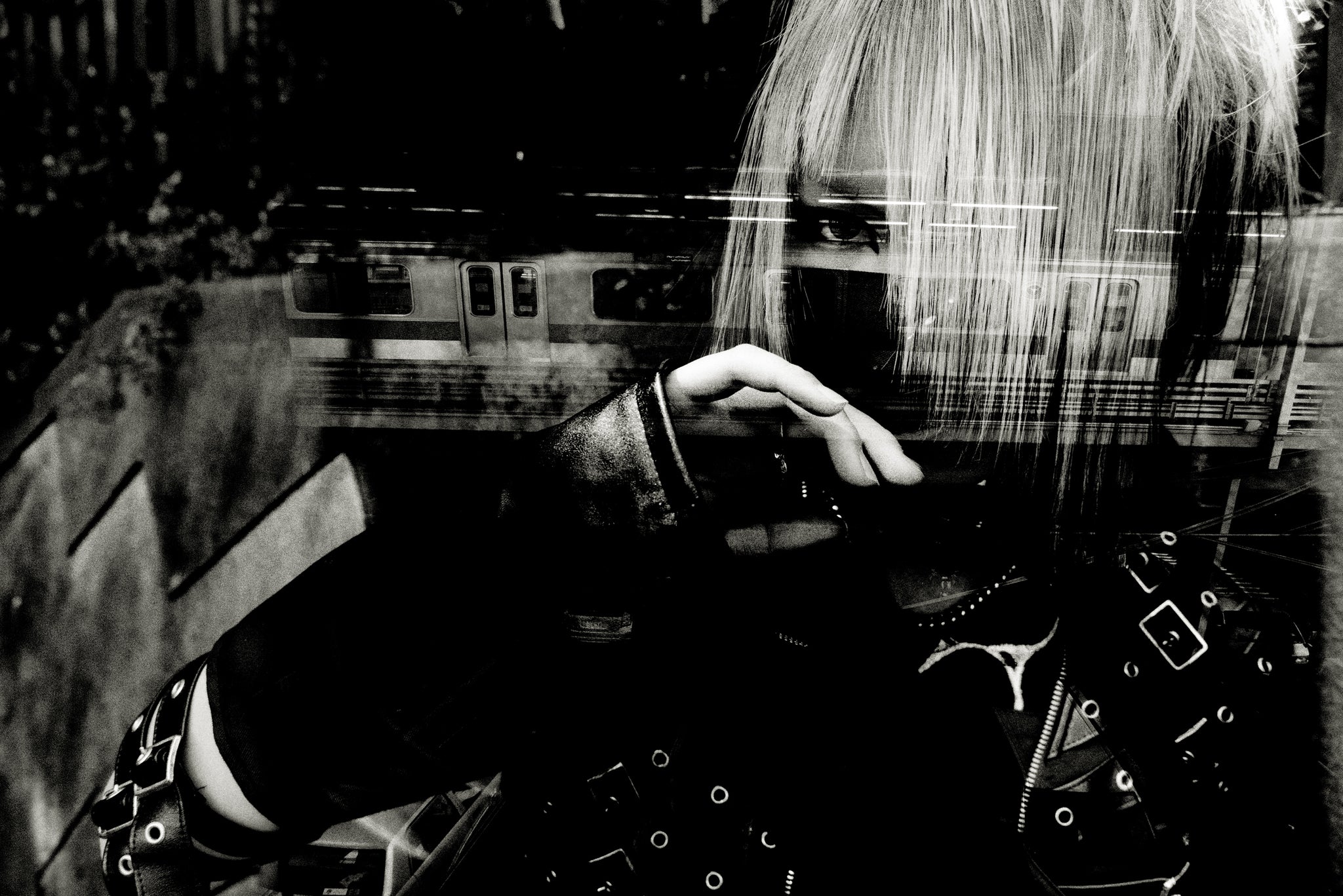 Girl with train, Tokyo