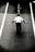 Arrow pointing at man, Tokyo