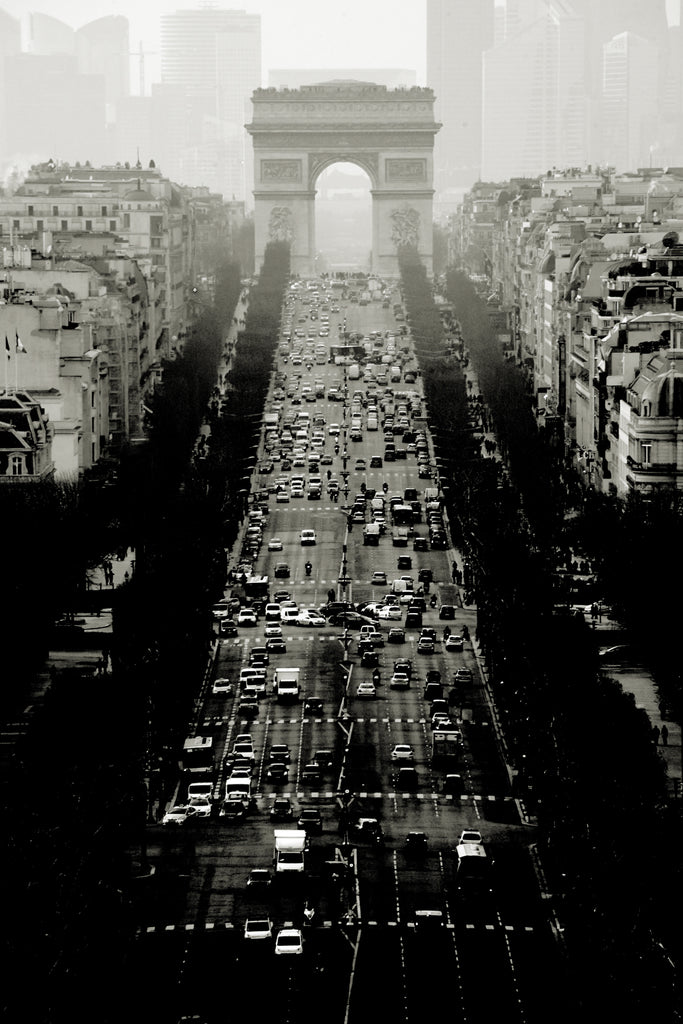 The Avenue des Champs-Élysées, Paris by Andreas H. Bitesnich, limited edition photography