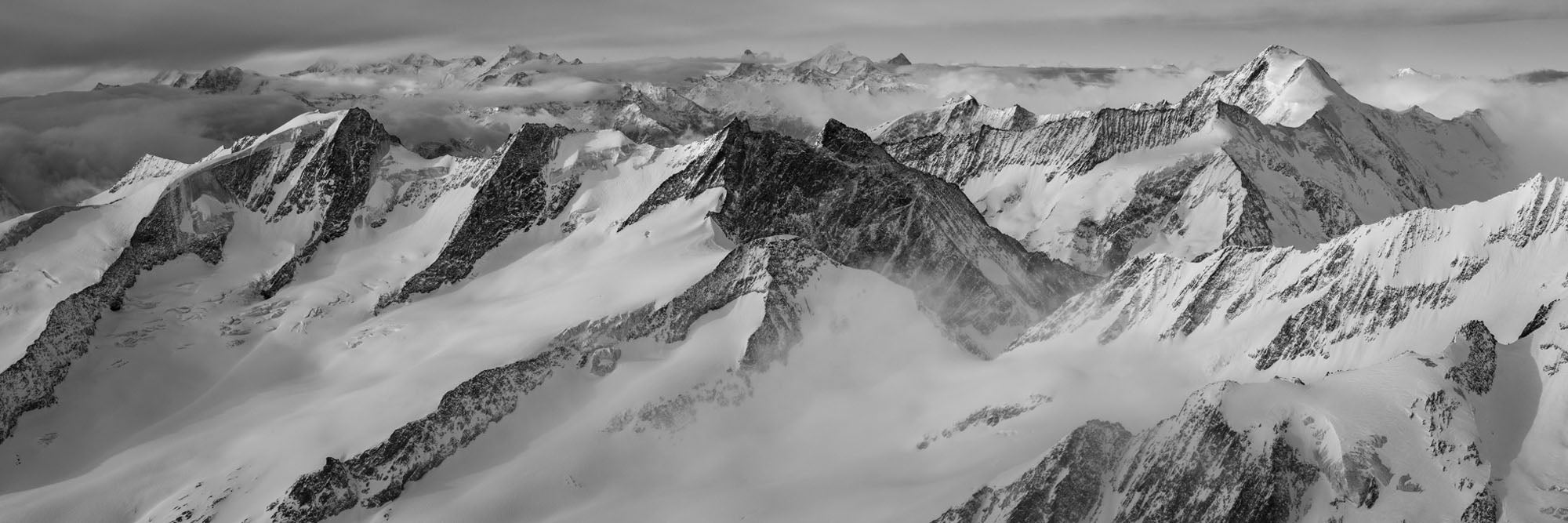 Bernese Alps, Mont Blanc, Dent Blanche, Switzerland - Petra Gut Contemporary AG Thomas Crauwels