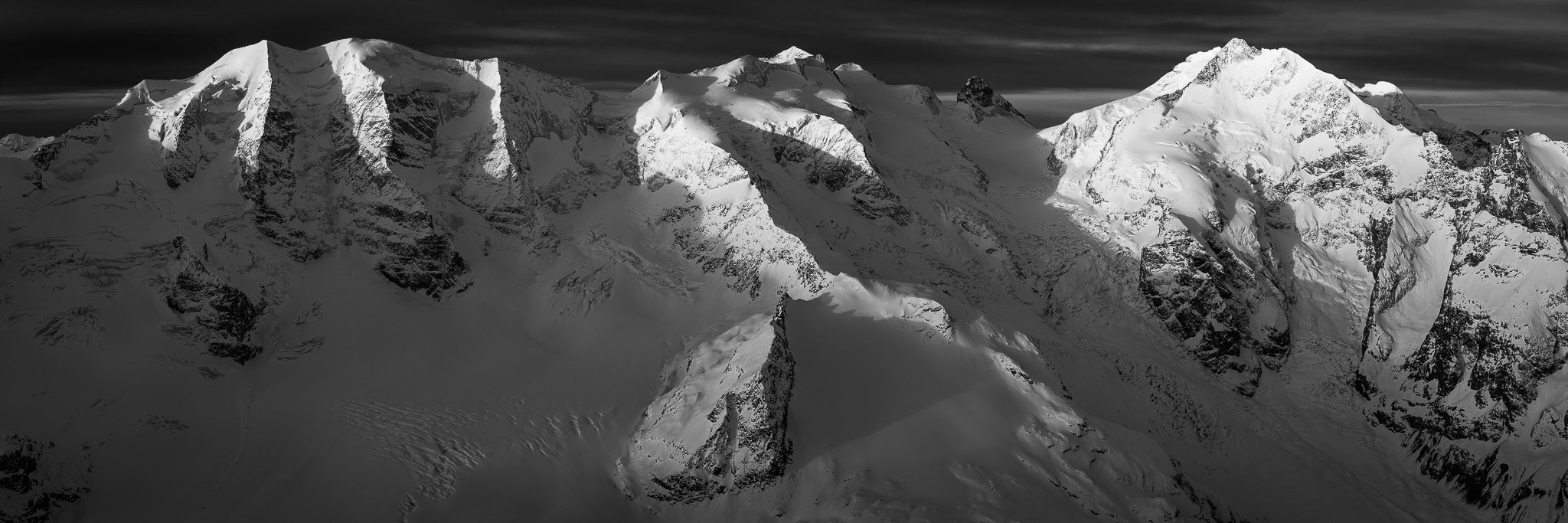 Bernina Massif, Above Diavolezza, Switzerland