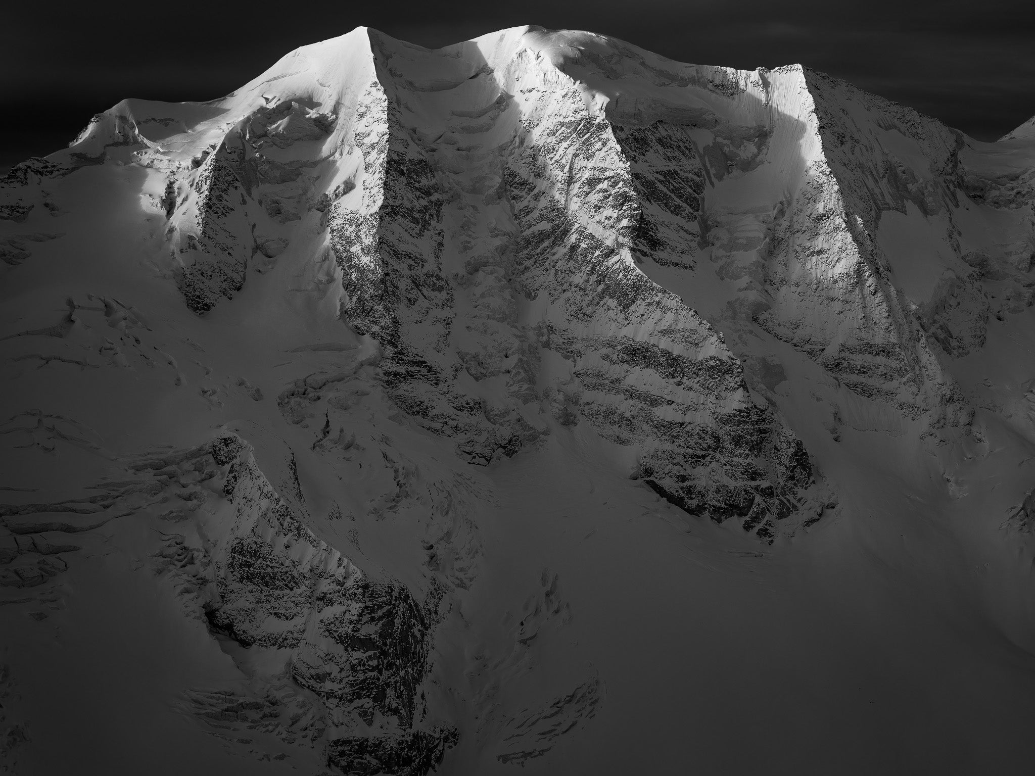 Piz Palü, Face au Géant, Switzerland by Thomas Crauwels, limited edition photography
