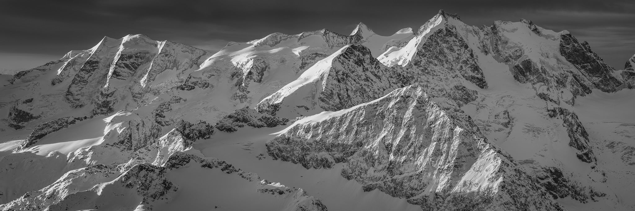 Bernina Massif, Traversée Lumineuse, Switzerland by Thomas Crauwels, limited edition photography