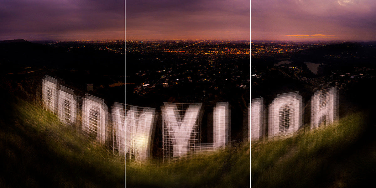Hollywood #1 (Triptych) by Jacob Gils, limited edition photography