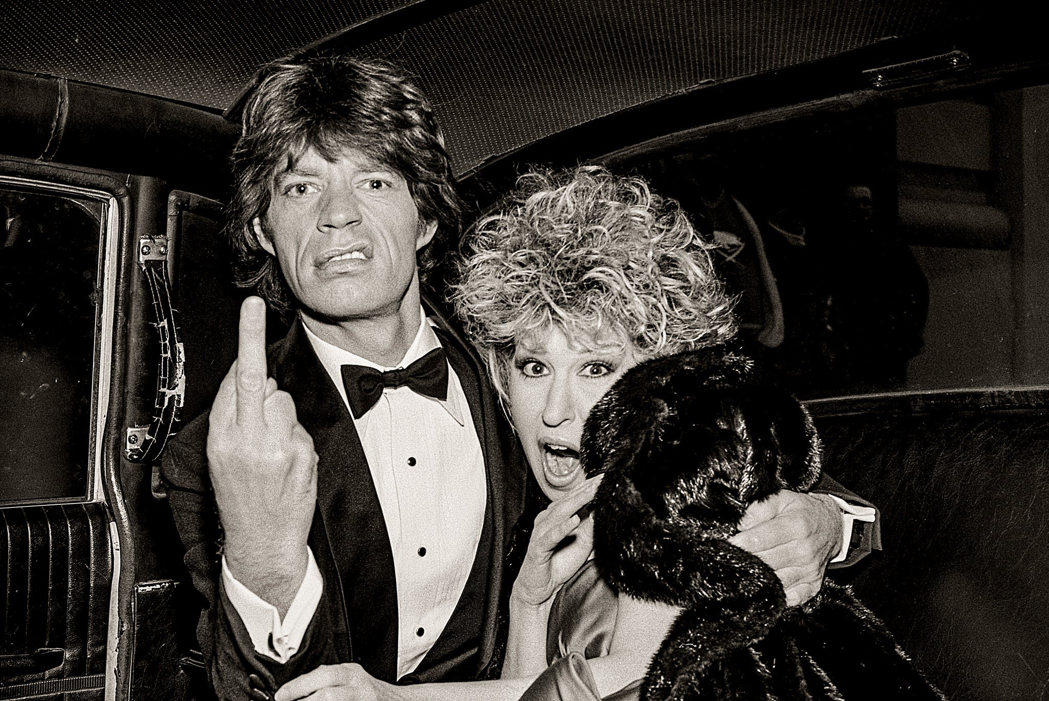 Mick Jagger and Bette Midler