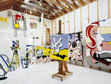 Roy Lichtenstein, New York, 1977 (Lichtenstein Studio, Southampton) II