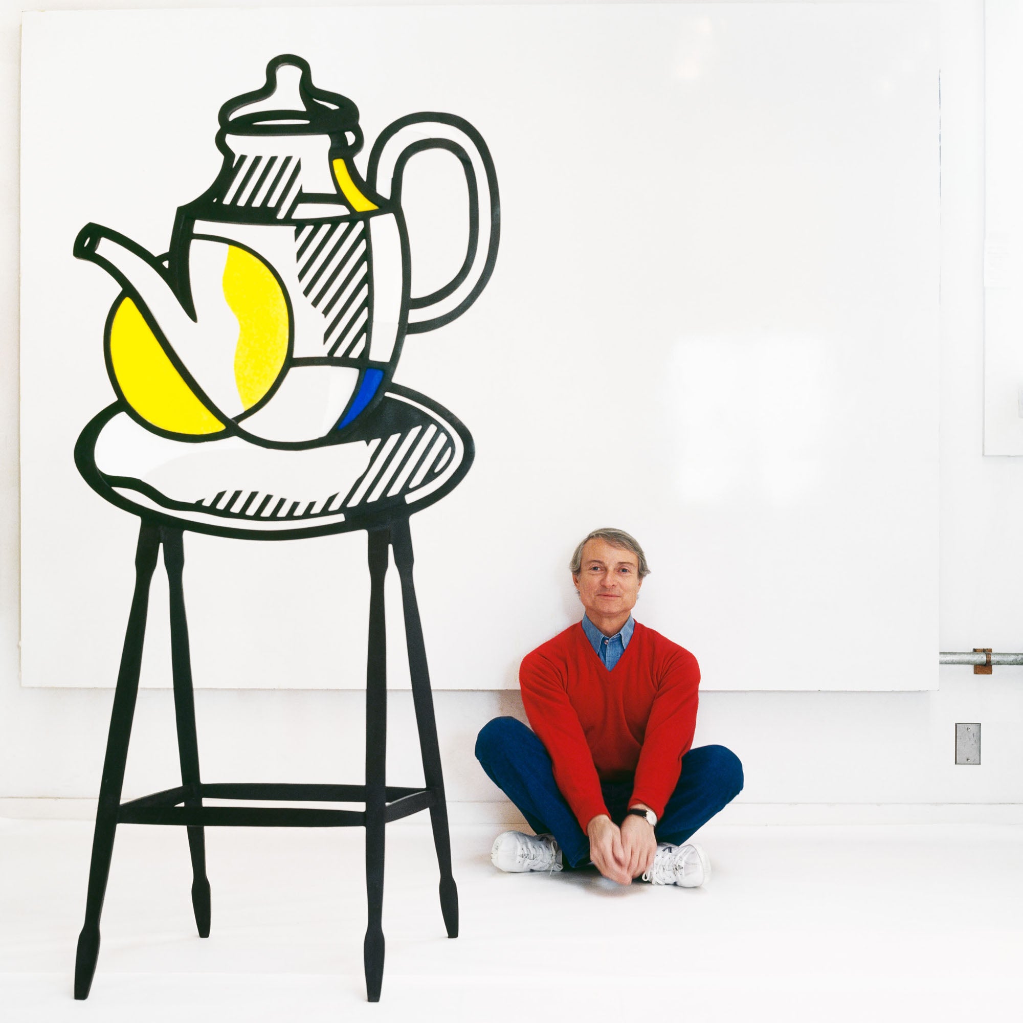 Roy Lichtenstein, New York, 1977 (Lichtenstein Studio, Southampton) I