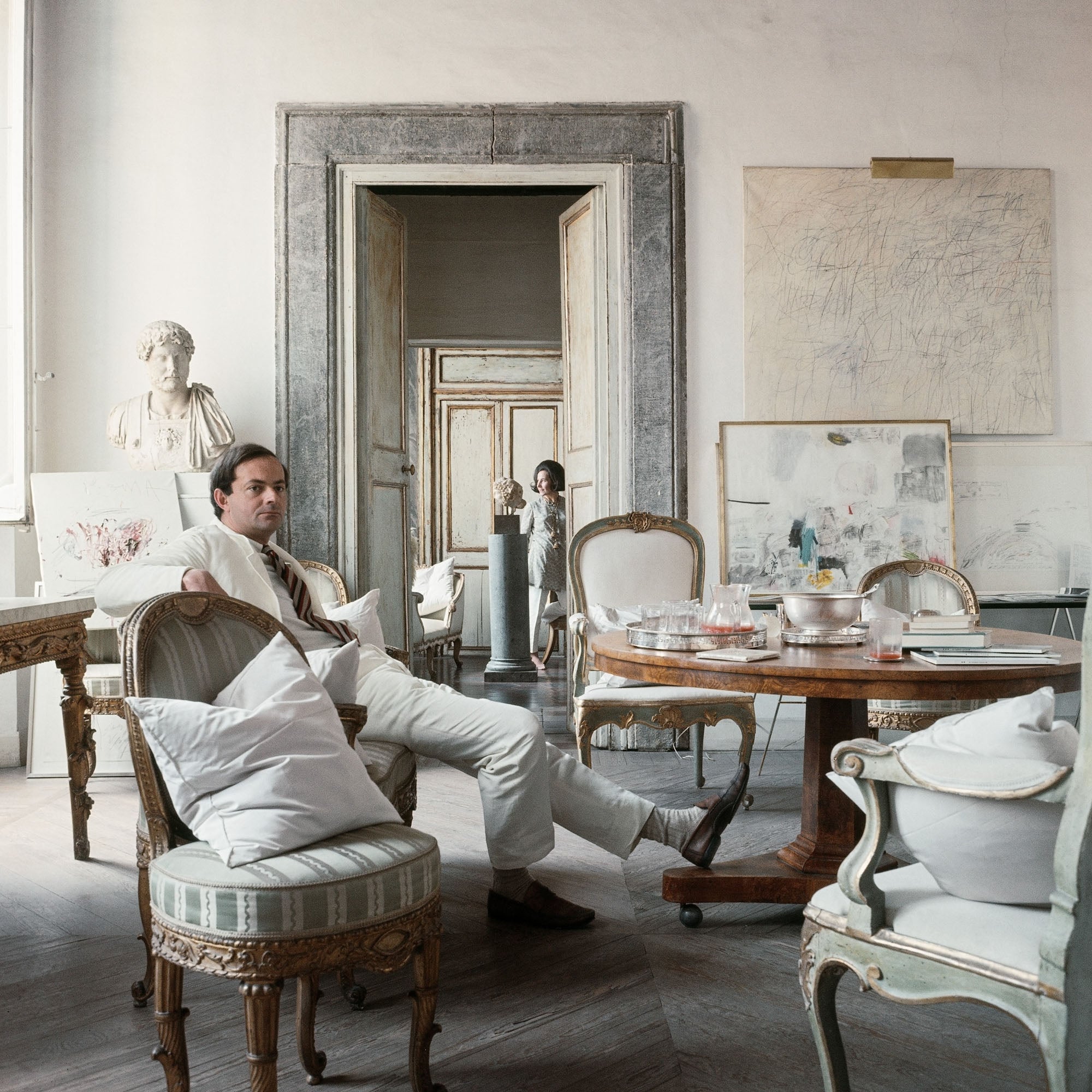 Cy Twombly in Rome 1966 - Untitled #4