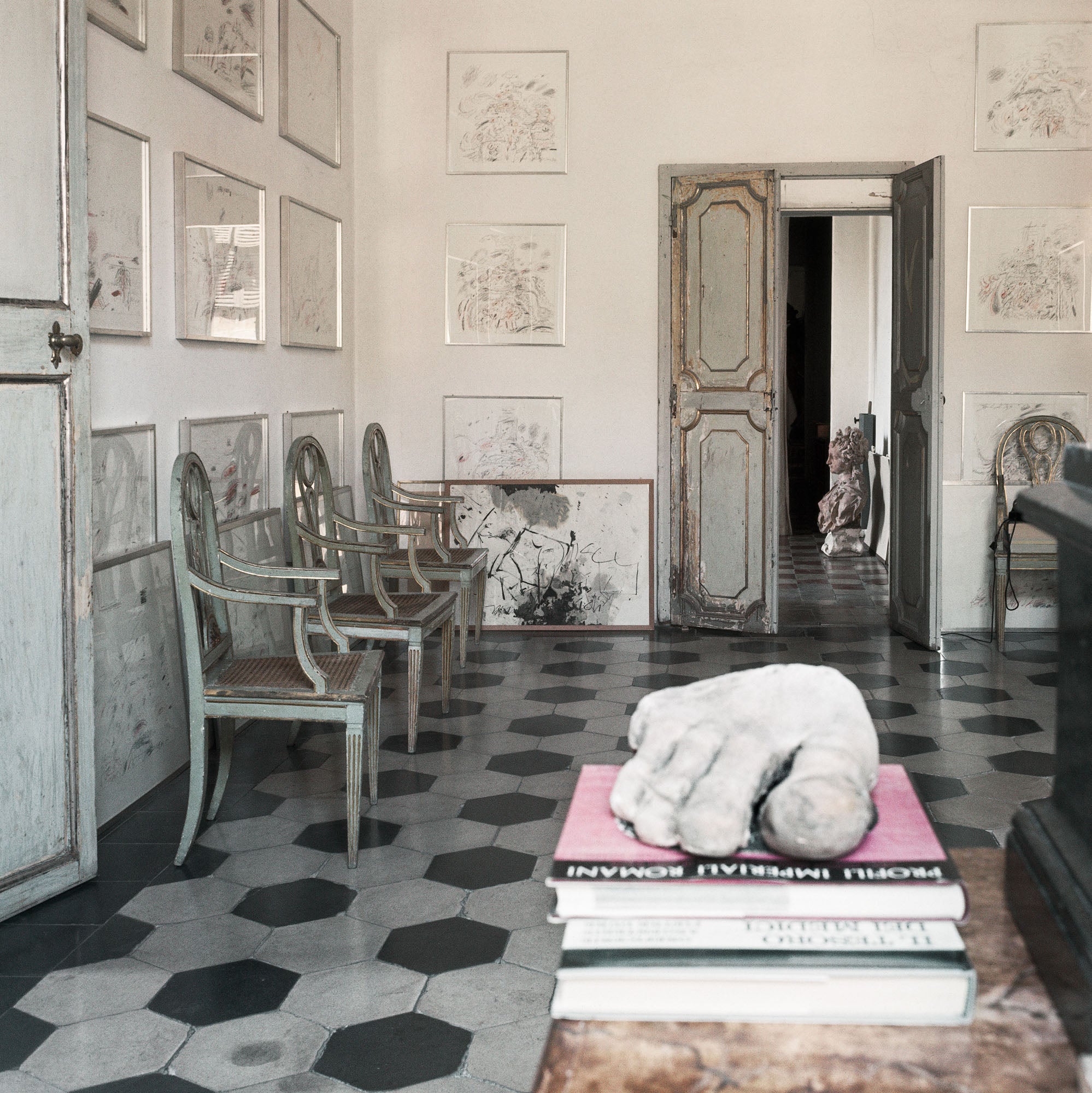 Cy Twombly in Rome 1966 - Untitled #28