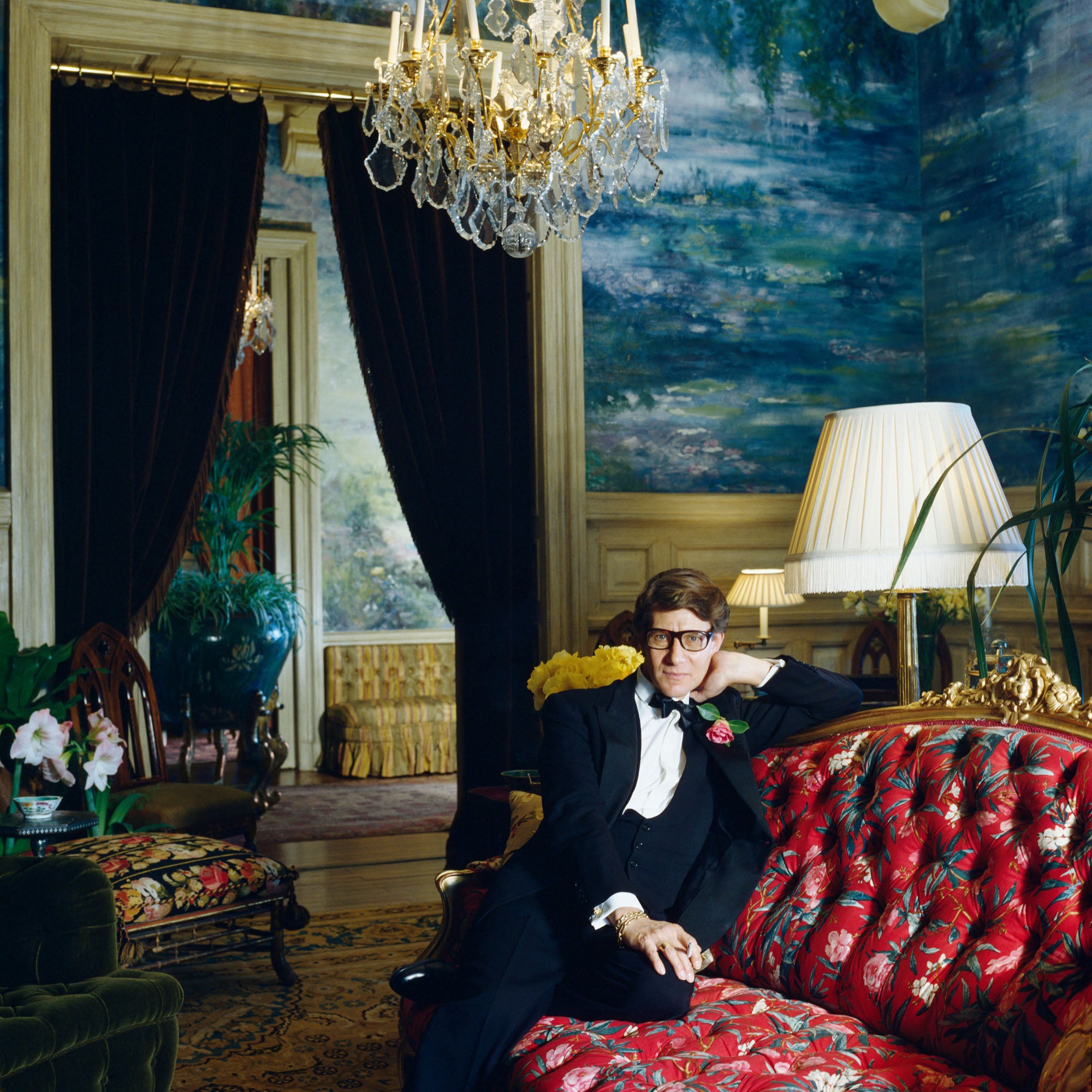 Yves Saint Laurent, Normandie, 1983 by Horst P. Horst , limited edition photography