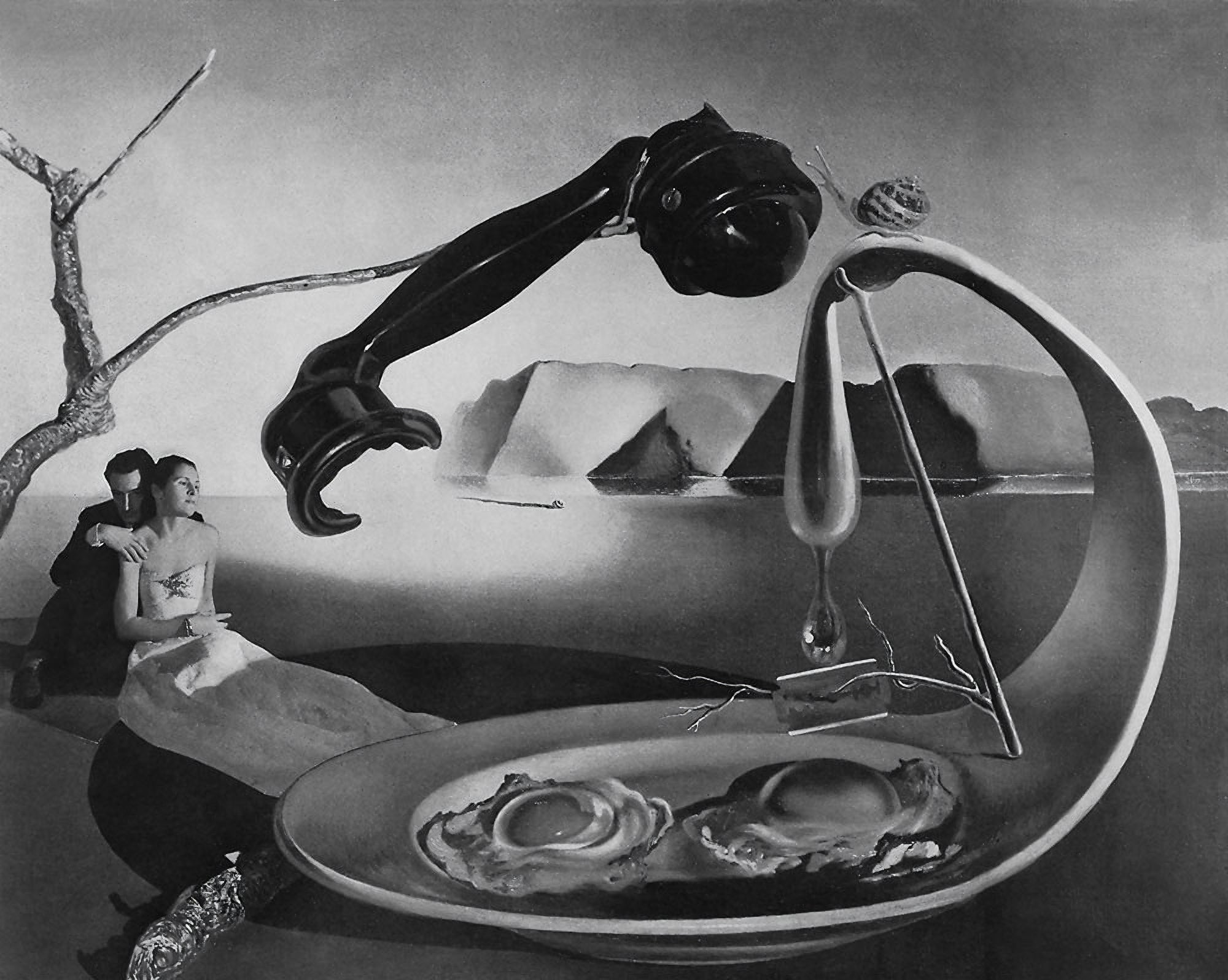 Portrait of The Dalis in "L'Instat Subline" by George Hoyningen-Huene, limited edition photography