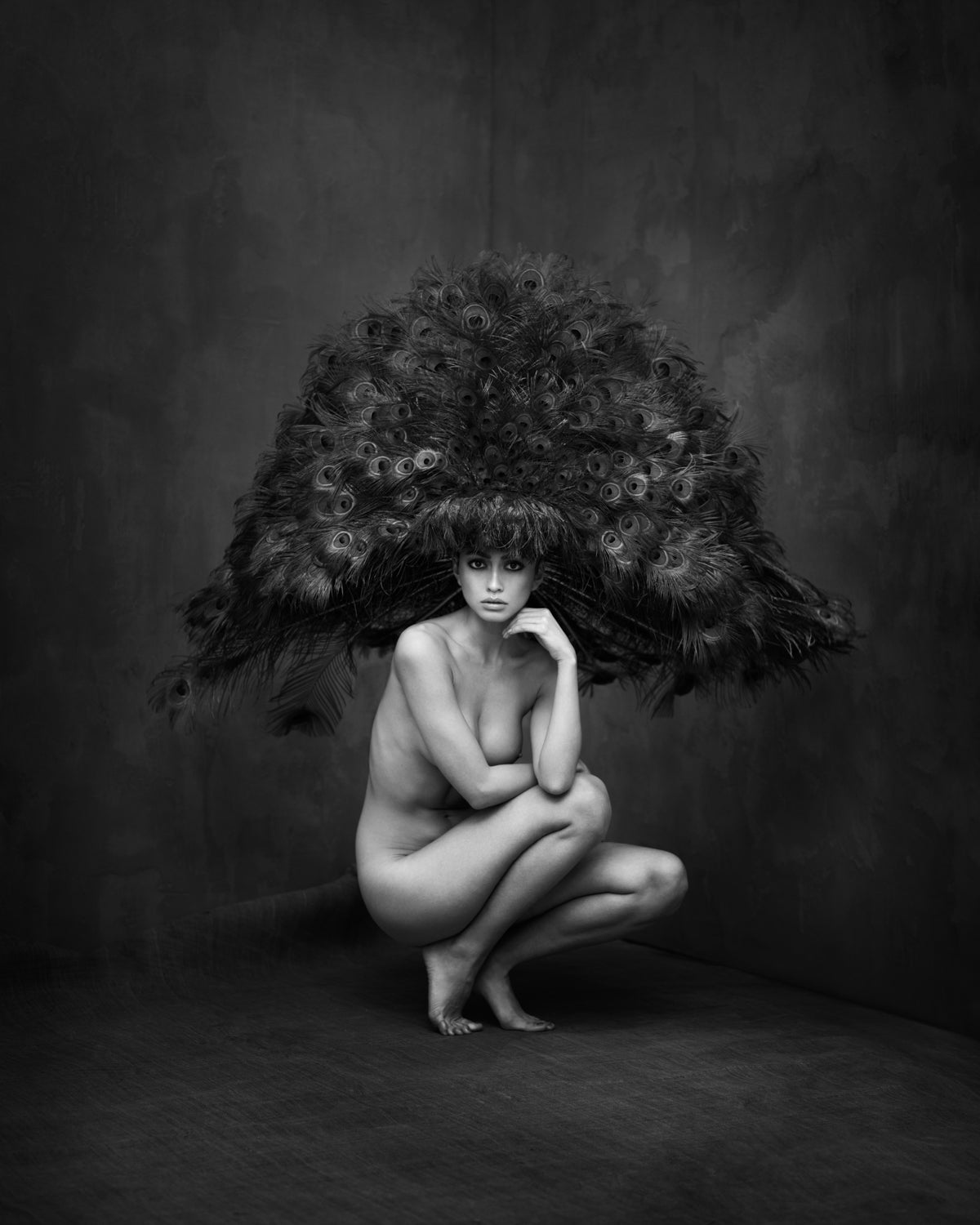 A 1000 Eyes (b&w) by Marc Lagrange, limited edition photography