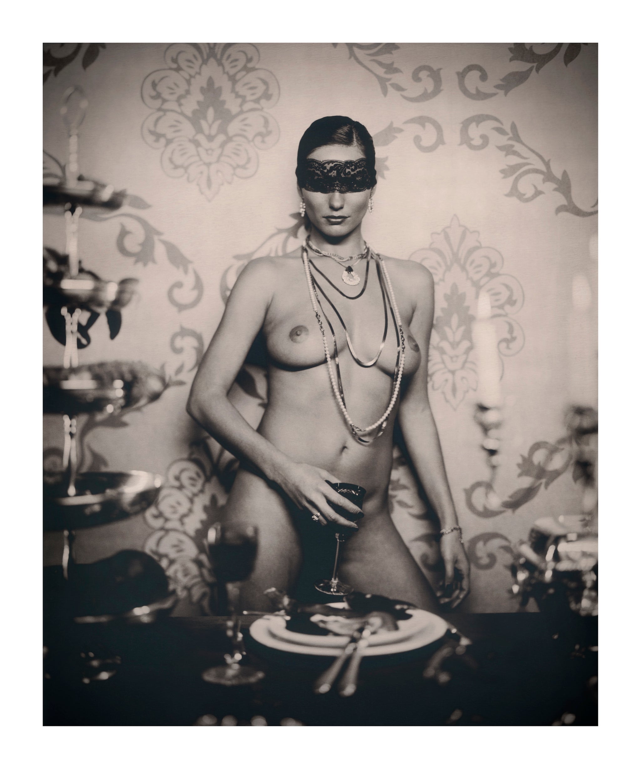 After Lobster Dinner (b&w) by Marc Lagrange, limited edition photography