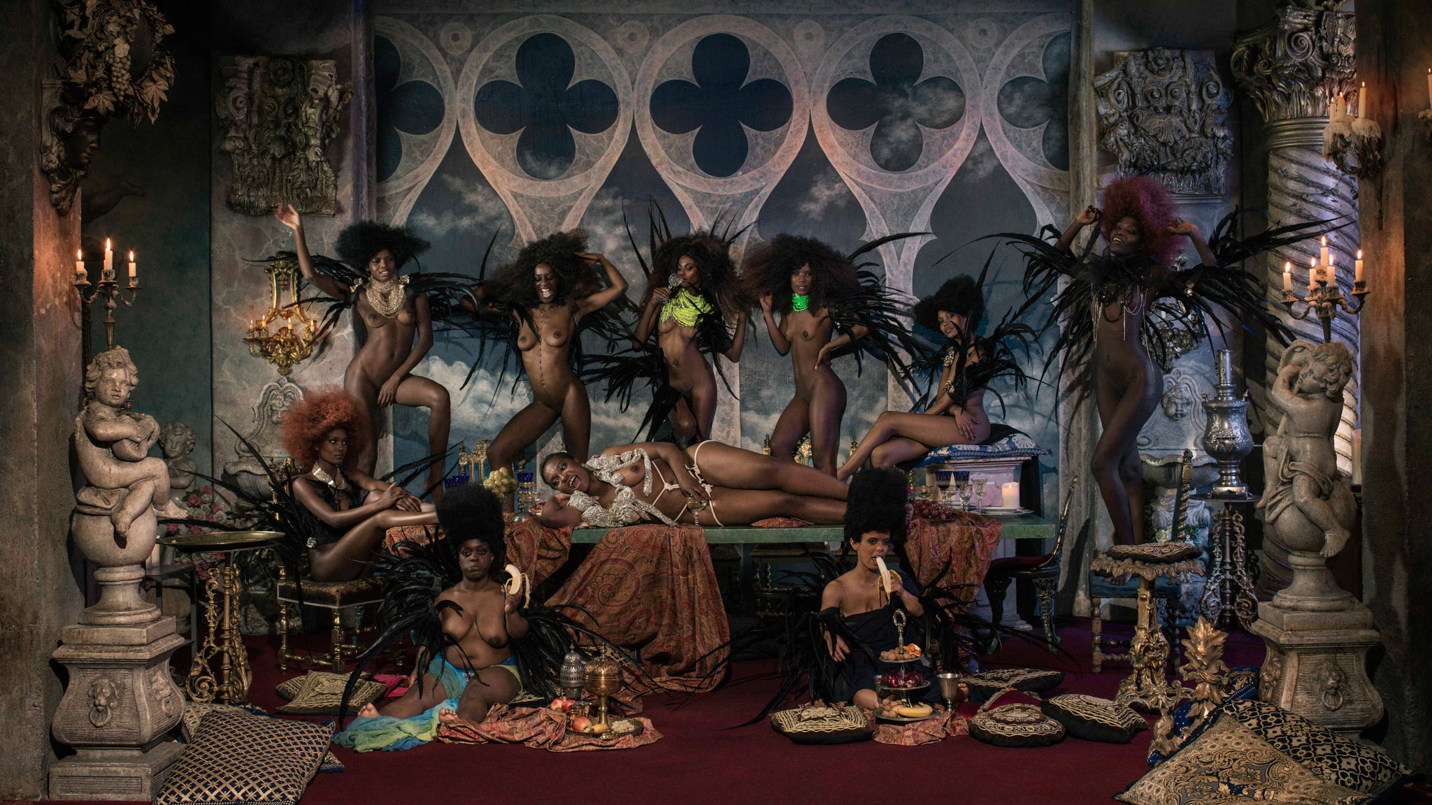 Fellini's Banquet (colour) by Marc Lagrange, limited edition photography