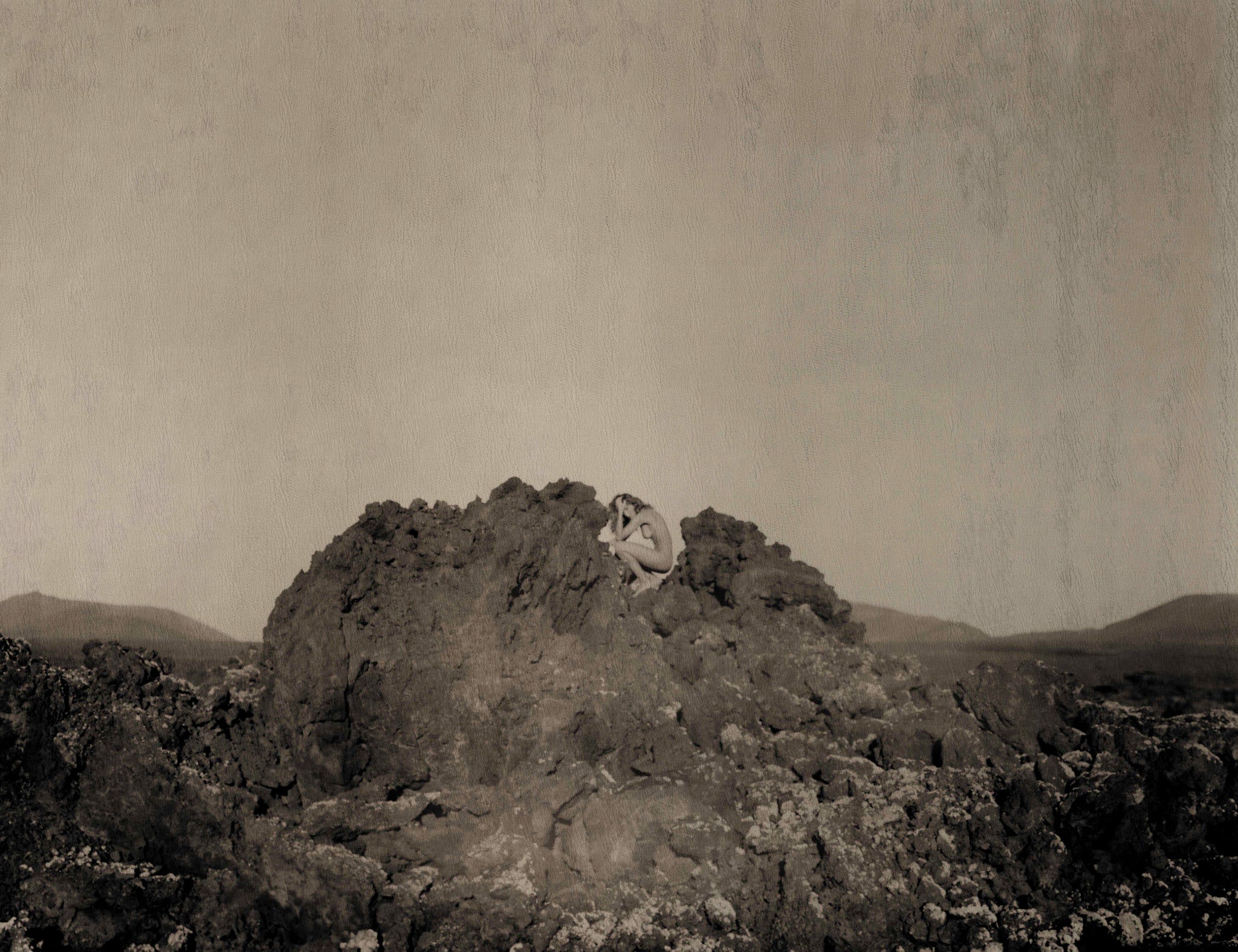 Lanzarote Mountain (sepia) by Marc Lagrange, limited edition photography