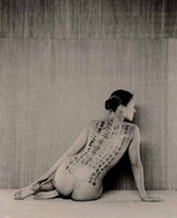 Pillow Book Woman (sepia)
