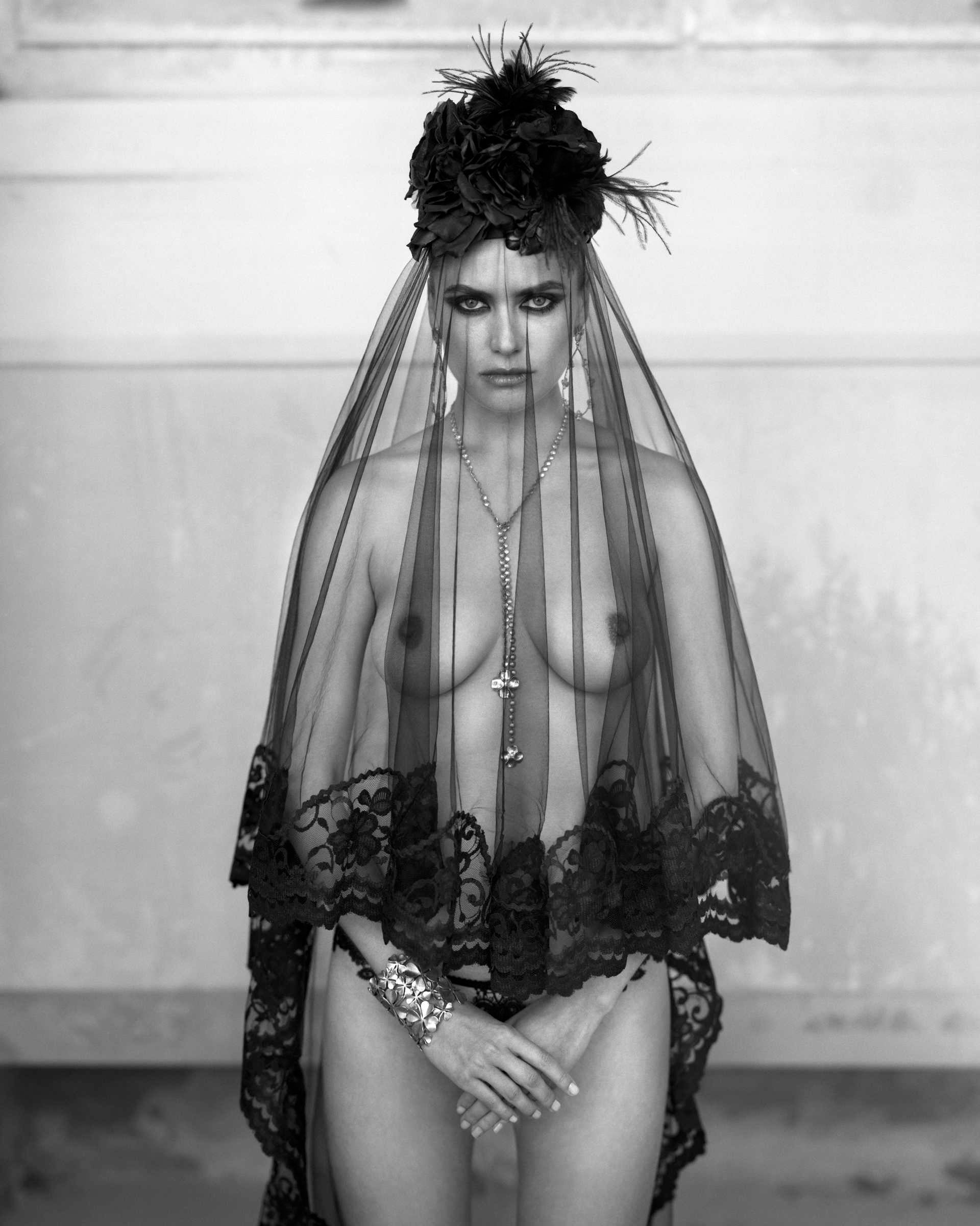 The Veil of Secrecy (b&w) by Marc Lagrange, limited edition photography