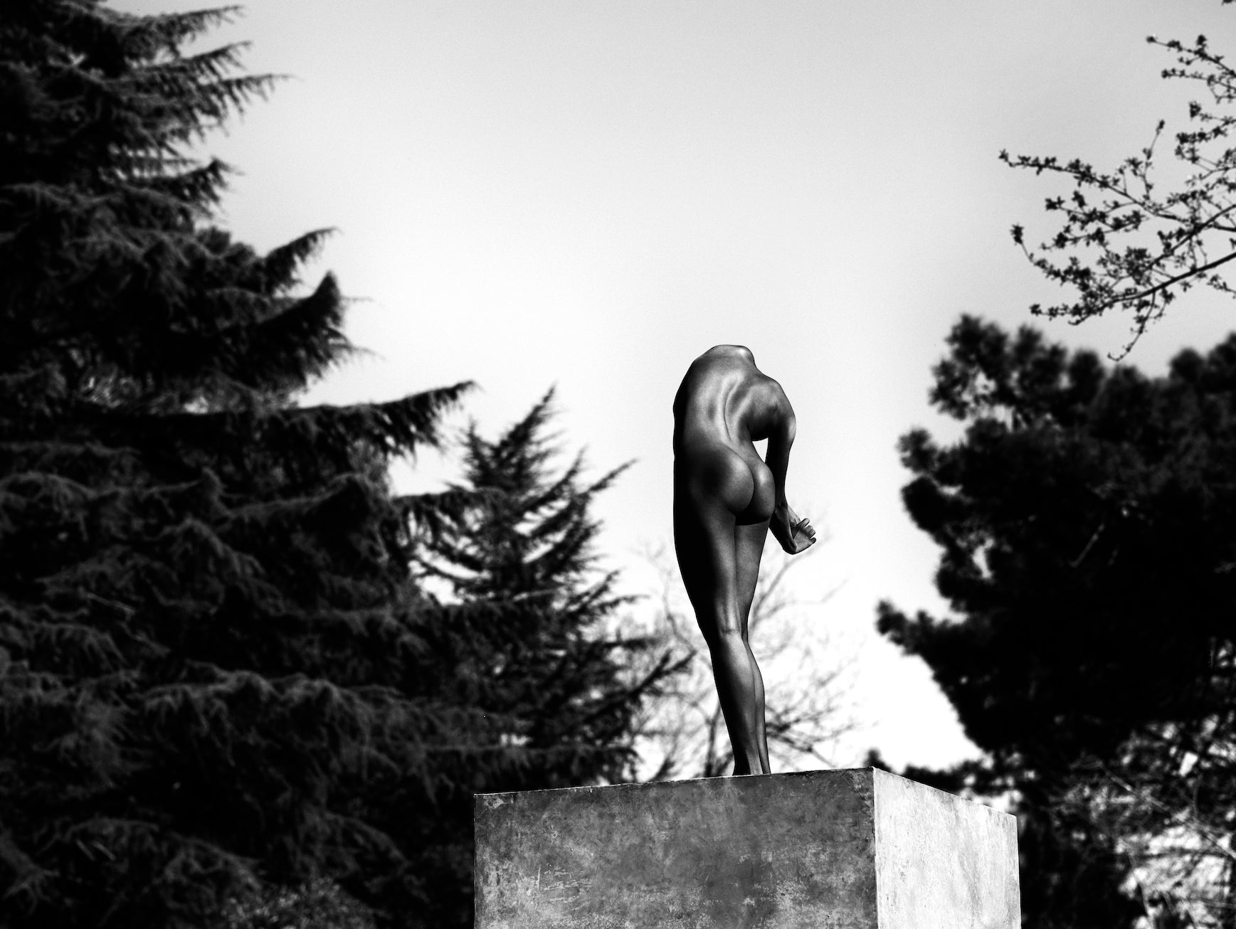 Tribhanga (b&w) by Marc Lagrange, limited edition photography