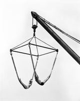 Two Girls Hanging (b&w)