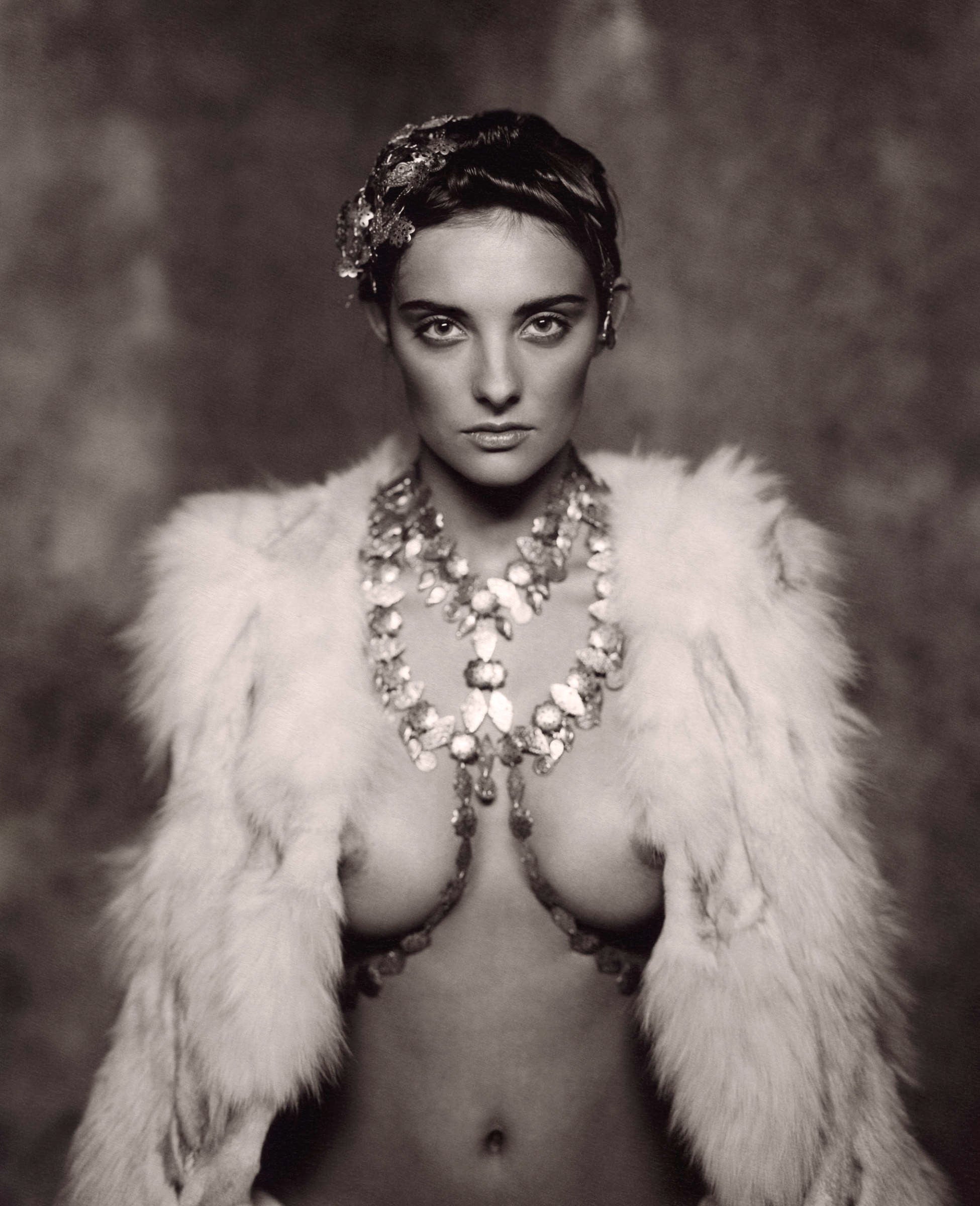 White Fox (sepia) by Marc Lagrange, limited edition photography