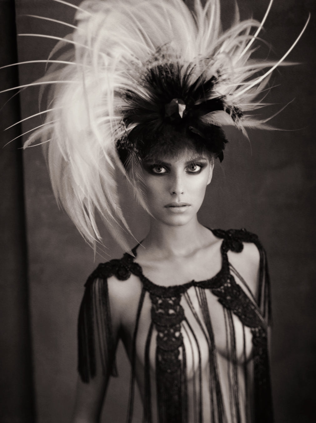 Wild feathers (sepia) by Marc Lagrange, limited edition photography