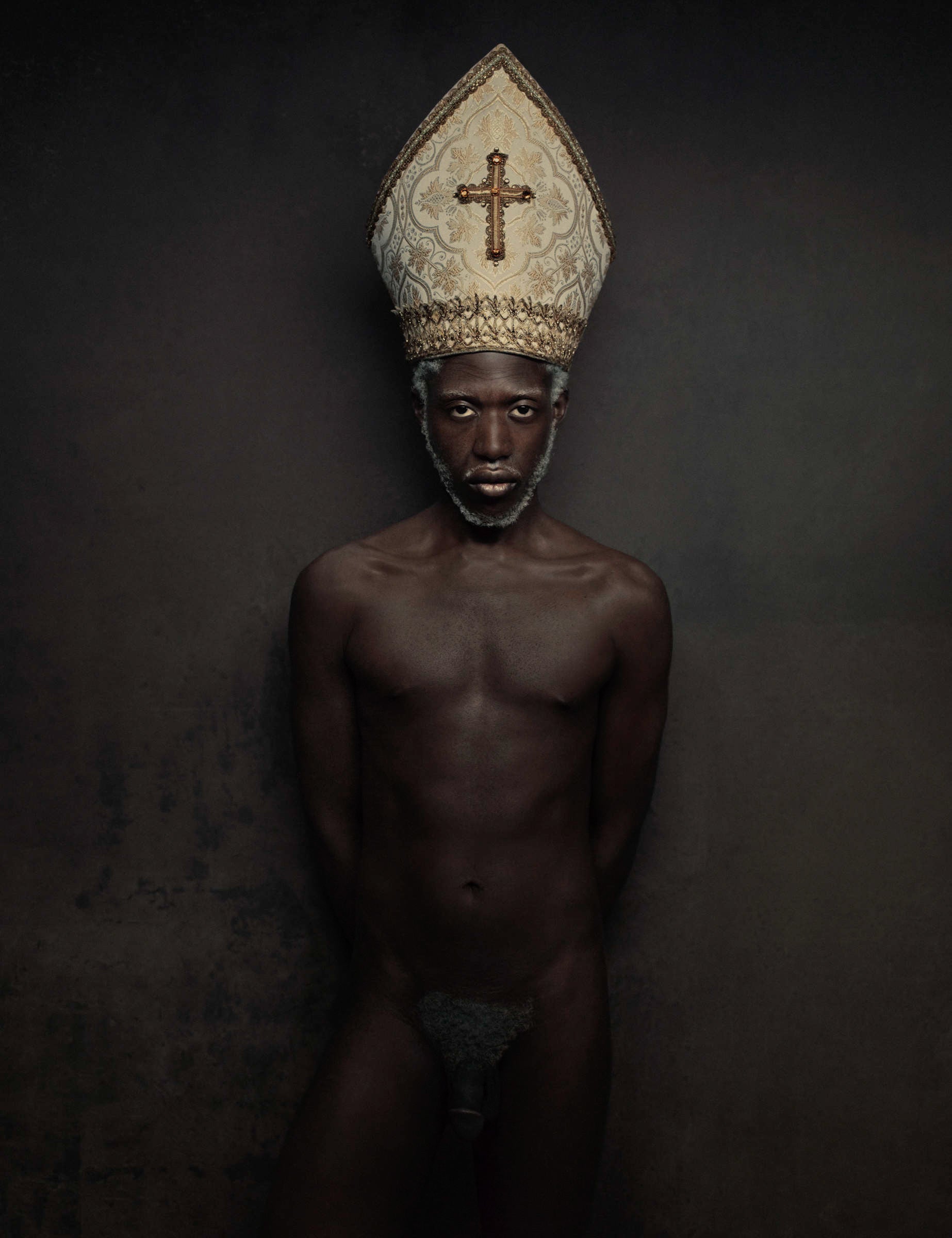 Black Pope (colour) by Marc Lagrange, limited edition photography
