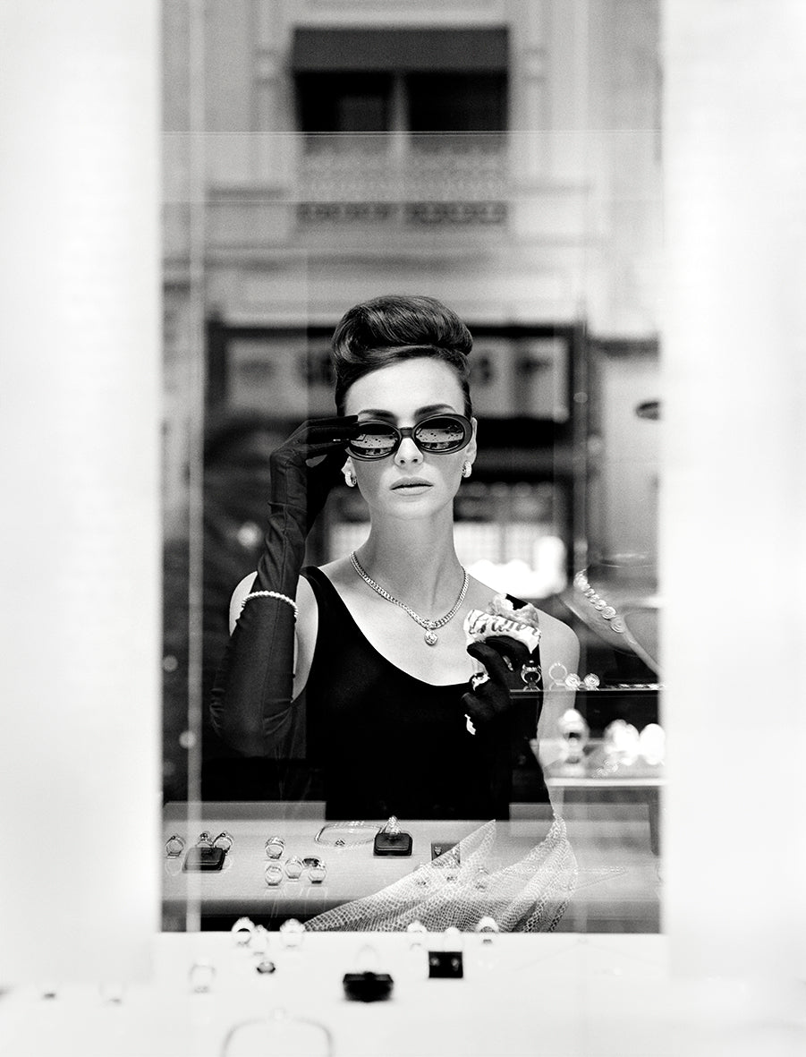 Breakfast At Tiffany's II (b&w) by Marc Lagrange, limited edition photography