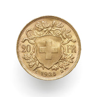 20 Francs Gold Vreneli 1935