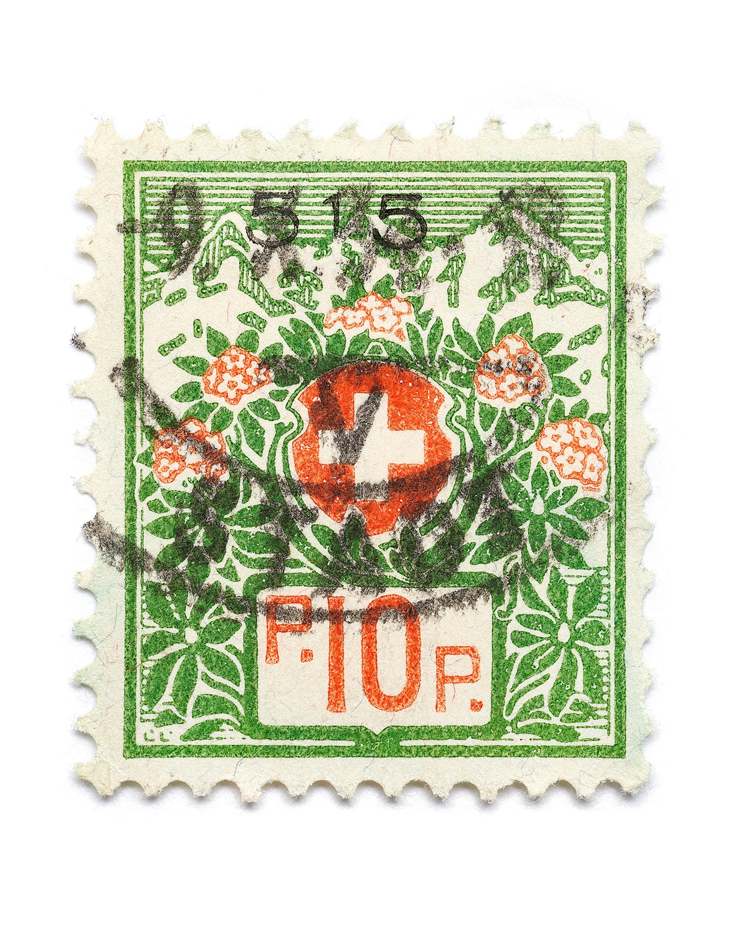 Zumenstien 12BIZ Swiss Coat of Arms 20 Centimes by Peter Andrew Lusztyk, limited edition photography