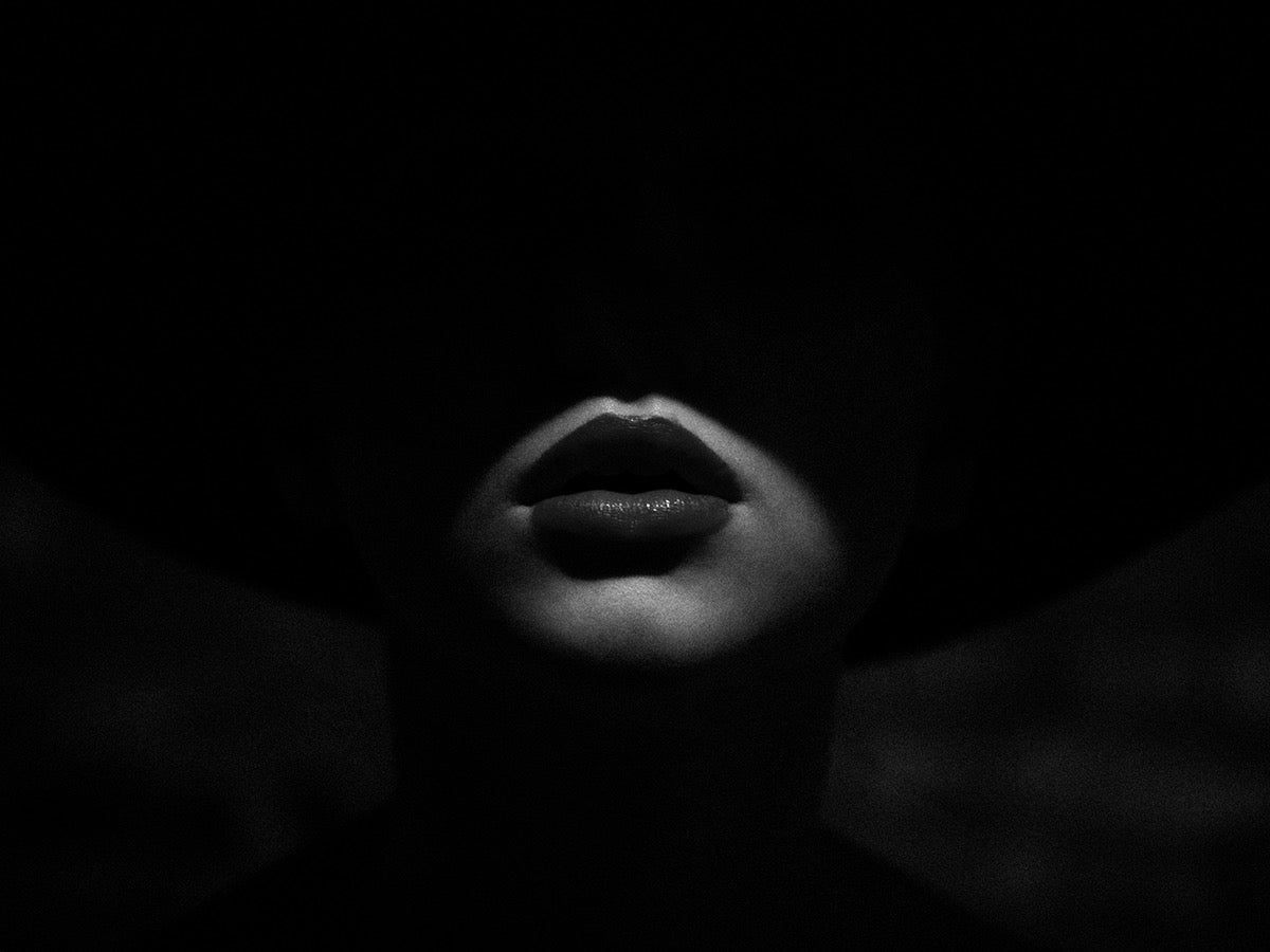 Red Brick Lips by Tyler Shields, limited edition photography