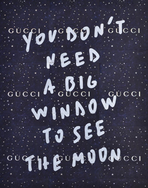 You Don't Need A Big Window To See The Moon (Gucci – St. Moritz Edition)
