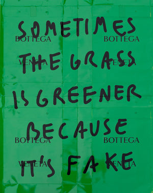 Sometimes The Grass Is Greener Because It's Fake (Bottega Veneta – St. Moritz Edition)