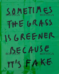 Sometimes The Grass Is Greener Because It's Fake (Bottega Veneta – St. Moritz Edition)