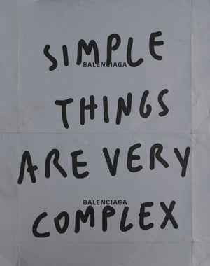 Simple Things Are Very Complex (Balenciaga – St. Moritz Edition)
